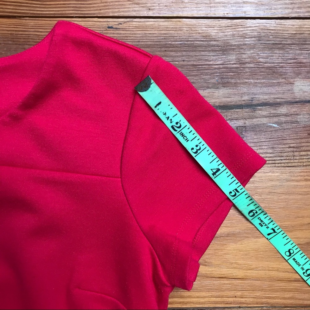 Talbots Red Sheath Dress, EUC, 4P - Picture 10 of 15